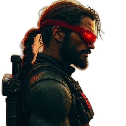 weapon, mask, face, jacket transparent PNG cut-out