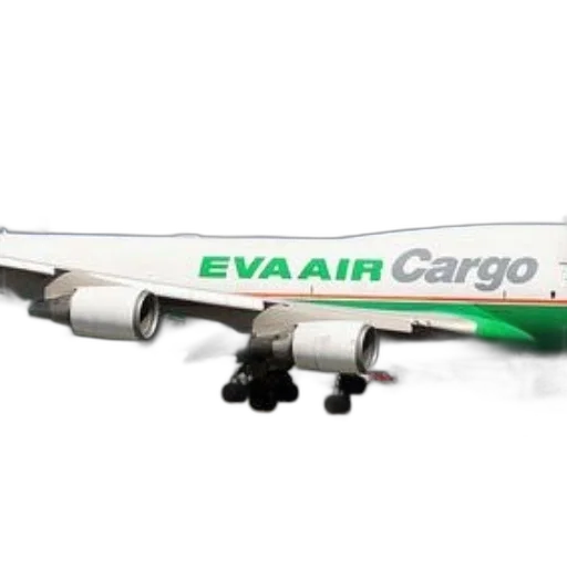 eva, air, cargo, airplane transparent PNG cut-out