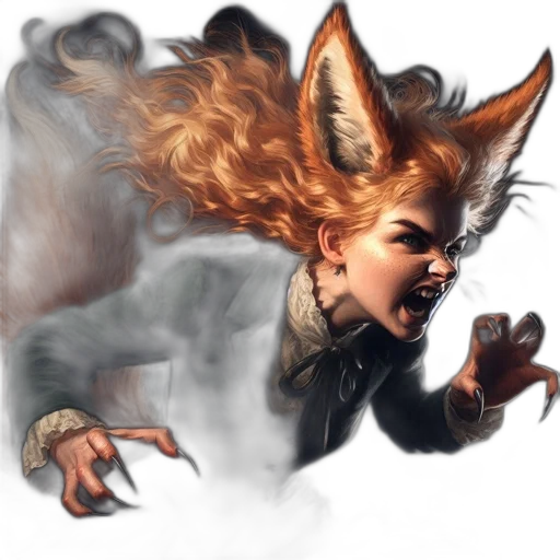 creature, hair, mask, animal transparent PNG cut-out