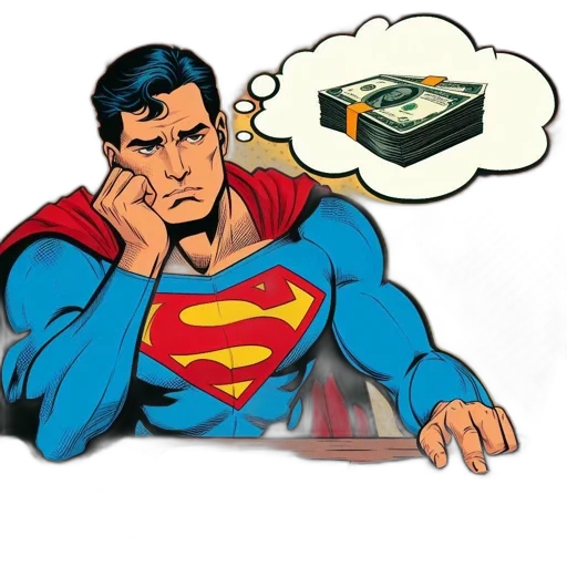 comic book art, concept art, superhero, blue transparent PNG cut-out