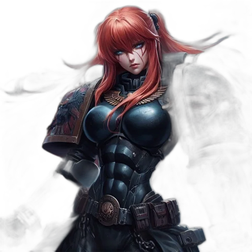 fantasy art, concept art, comic book art, photorealistic transparent PNG cut-out