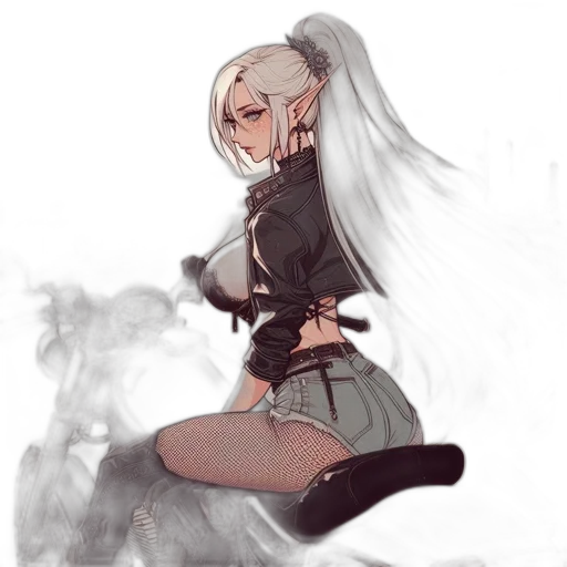 jacket, dress, dragon, robot transparent PNG cut-out