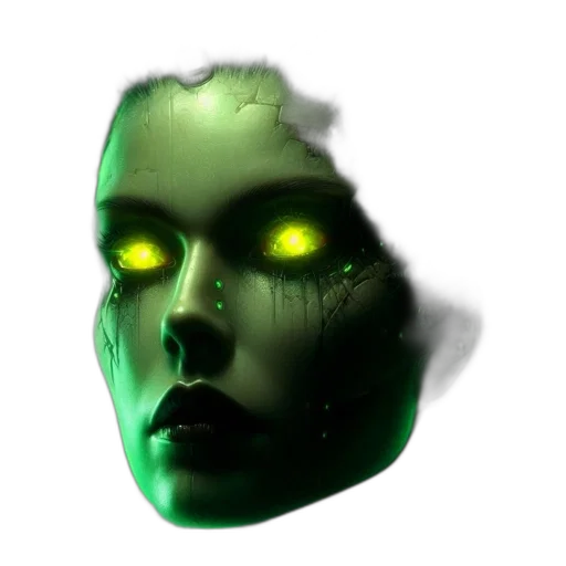 mask, face, creature, robot transparent PNG cut-out