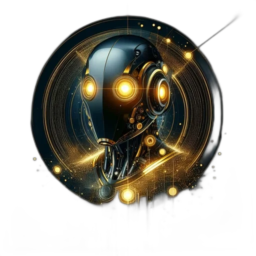robot, mask, staff, weapon transparent PNG cut-out