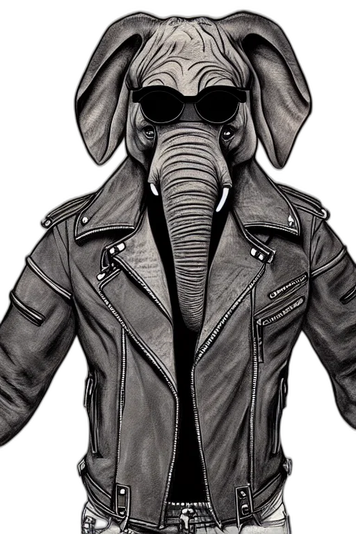 jacket, animal, concept art, photorealistic transparent PNG cut-out