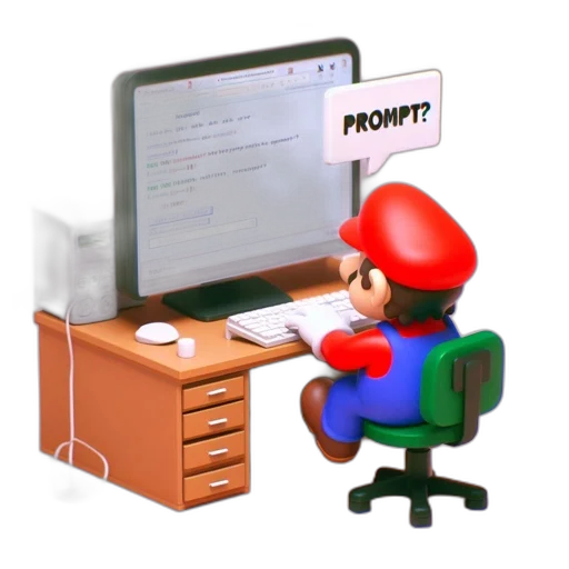 furniture, staff, robot, 3d render transparent PNG cut-out