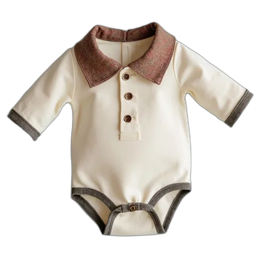 jacket, earth tones, baby, bodysuit transparent PNG cut-out