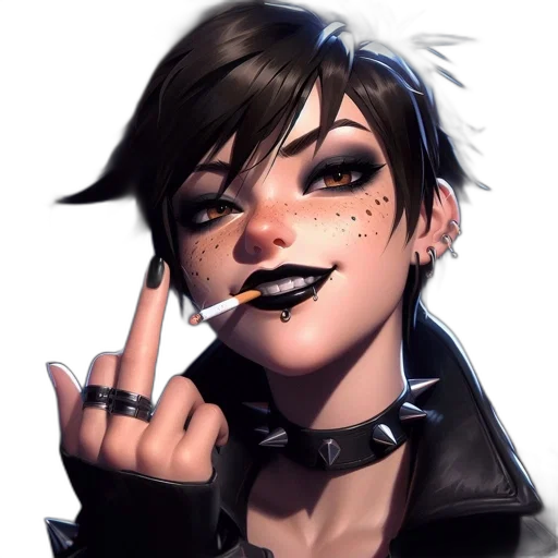 face, weapon, staff, jacket transparent PNG cut-out
