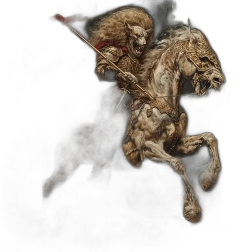 dragon, creature, staff, weapon transparent PNG cut-out