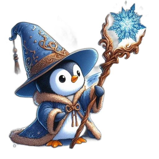 staff, hat, weapon, fantasy art transparent PNG cut-out