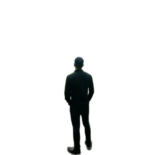 staff, jacket, robot, face transparent PNG cut-out