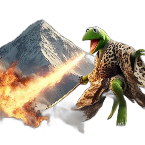 dragon, animal, sword, creature transparent PNG cut-out