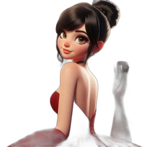 dress, face, staff, concept art transparent PNG cut-out