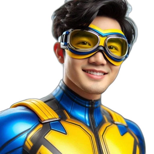 mask, face, robot, comic book art transparent PNG cut-out