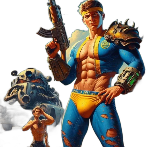 weapon, robot, staff, concept art transparent PNG cut-out