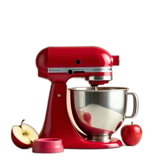 food, robot, 3d render, photorealistic transparent PNG cut-out