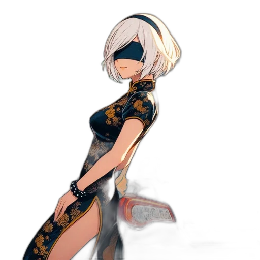 robot, dress, weapon, mask transparent PNG cut-out