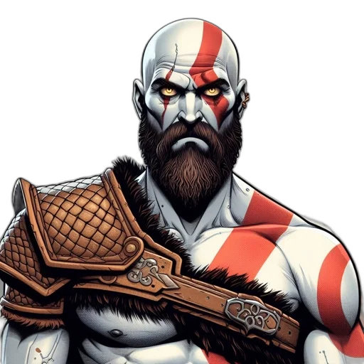 comic book art, concept art, fantasy art, stern transparent PNG cut-out