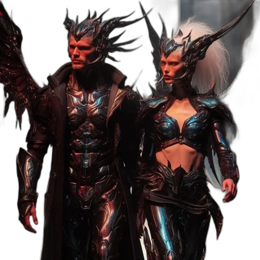 concept art, fantasy art, comic book art, 3d render transparent PNG cut-out