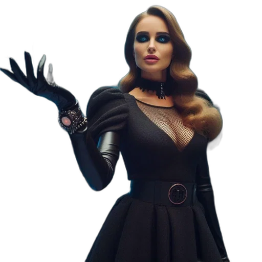 dress, robot, staff, jacket transparent PNG cut-out