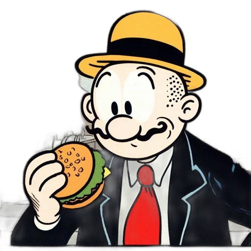 food, hat, staff, cartoon transparent PNG cut-out