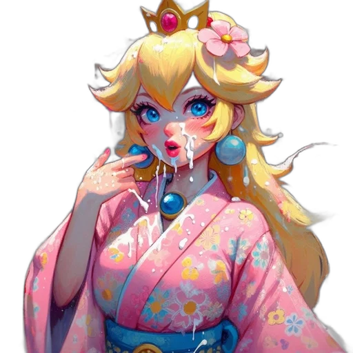 dress, crown, staff, concept art transparent PNG cut-out