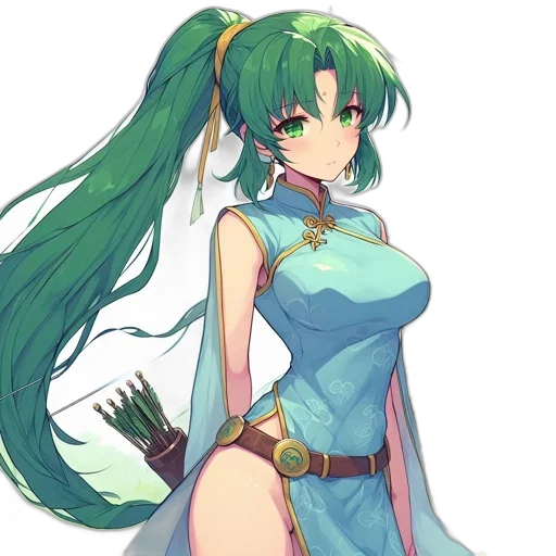 staff, dress, weapon, anime transparent PNG cut-out