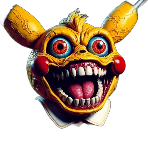 mask, staff, face, creature transparent PNG cut-out