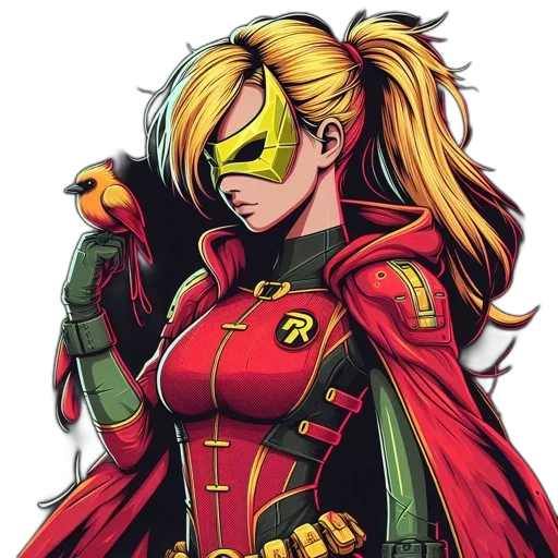 comic book art, concept art, anime, pixel art transparent PNG cut-out
