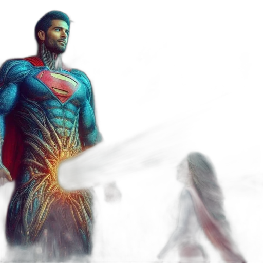comic book art, concept art, fantasy art, 3d render transparent PNG cut-out