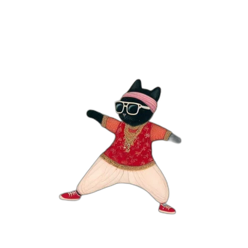 pixel art, cartoon, artistic, fusion transparent PNG cut-out