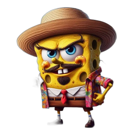 hat, animal, face, creature transparent PNG cut-out