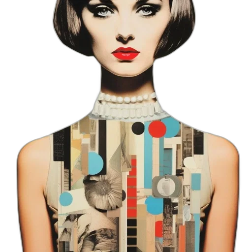 dress, jewelry, robot, face transparent PNG cut-out