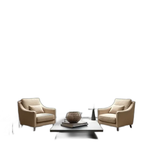 furniture, 3d render, photorealistic, concept art transparent PNG cut-out