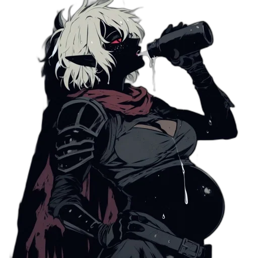 mask, weapon, jacket, staff transparent PNG cut-out