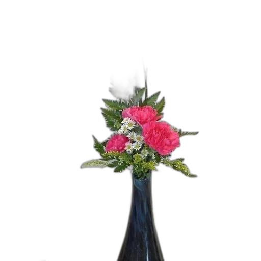 bottle, crown, flower, staff transparent PNG cut-out