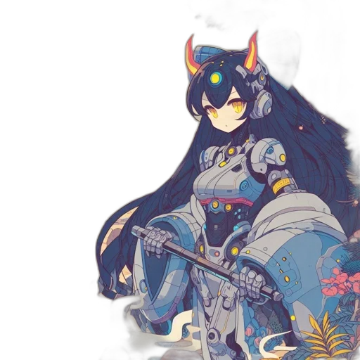 dragon, weapon, mask, dress transparent PNG cut-out