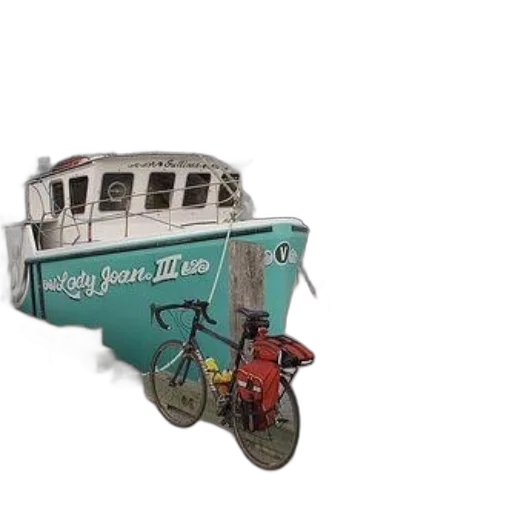 3d render, concept art, bicycle, red transparent PNG cut-out