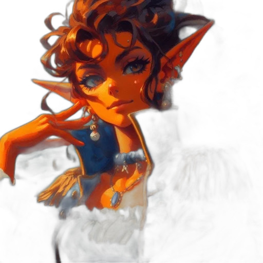 staff, creature, fantasy art, concept art transparent PNG cut-out