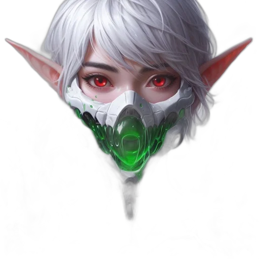 mask, face, creature, dragon transparent PNG cut-out