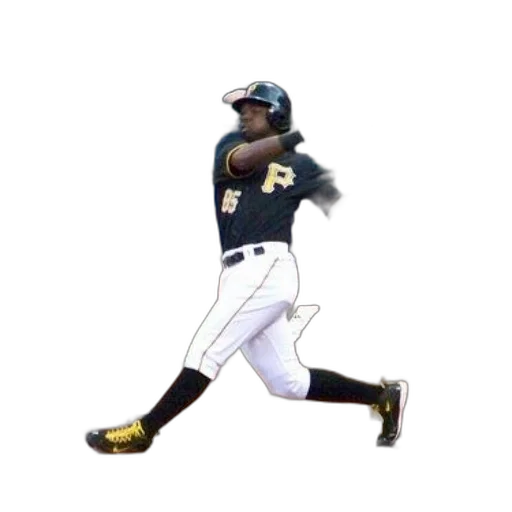 baseball, player, swings, his transparent PNG cut-out