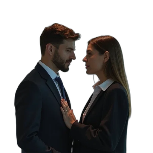 jacket, staff, face, dress transparent PNG cut-out