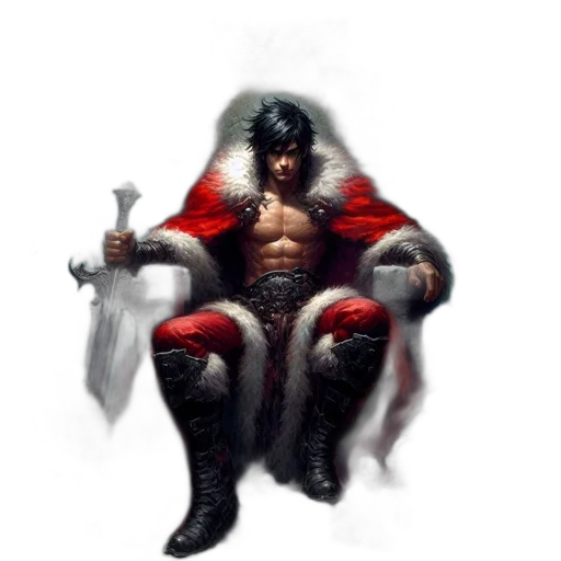 sword, weapon, staff, fantasy art transparent PNG cut-out