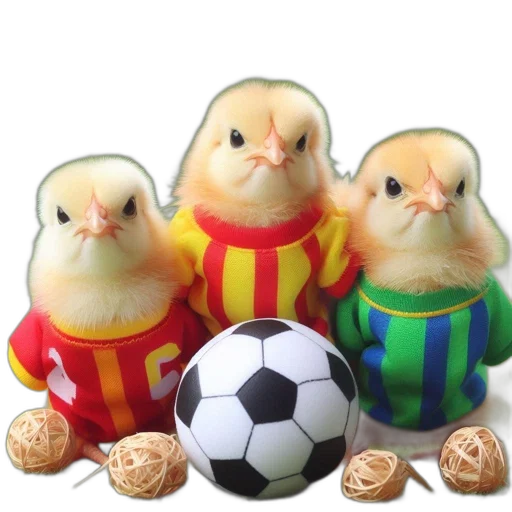 animal, three, baby, chicks transparent PNG cut-out