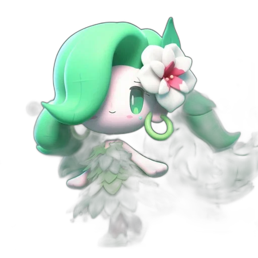 flower, creature, staff, weapon transparent PNG cut-out