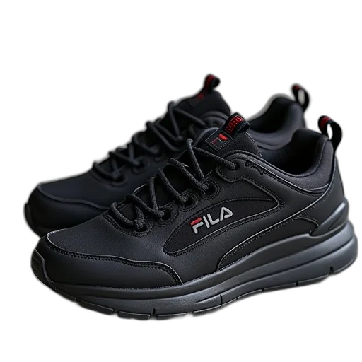 shoes, 3d render, photorealistic, black transparent PNG cut-out