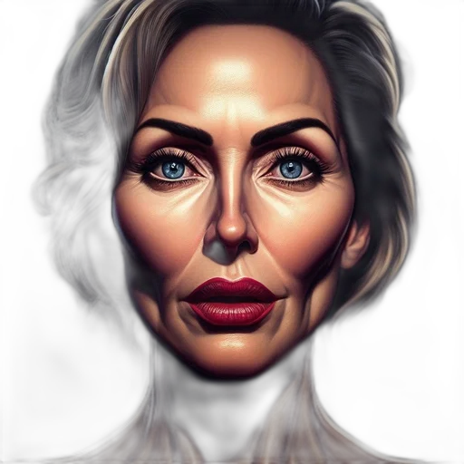 face, photorealistic, comic book art, fantasy art transparent PNG cut-out