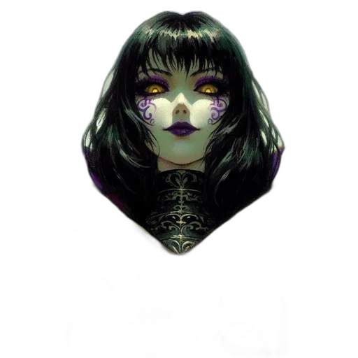 mask, face, creature, jewelry transparent PNG cut-out