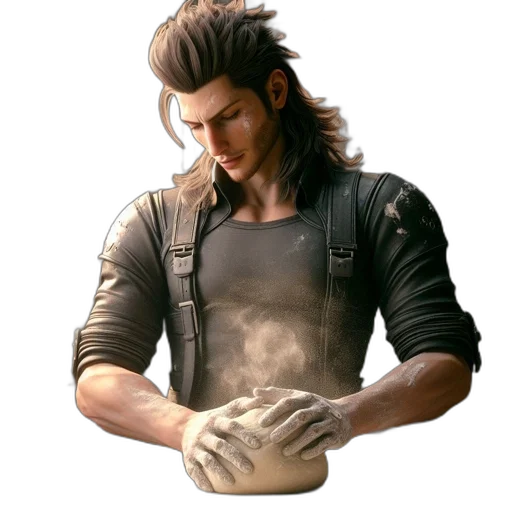 jacket, weapon, face, concept art transparent PNG cut-out