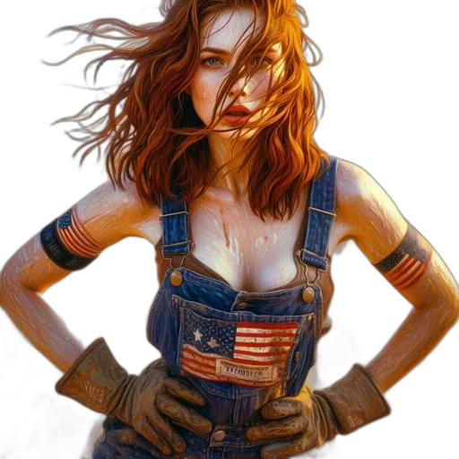 comic book art, concept art, fantasy art, photorealistic transparent PNG cut-out